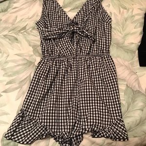 Gingham romper